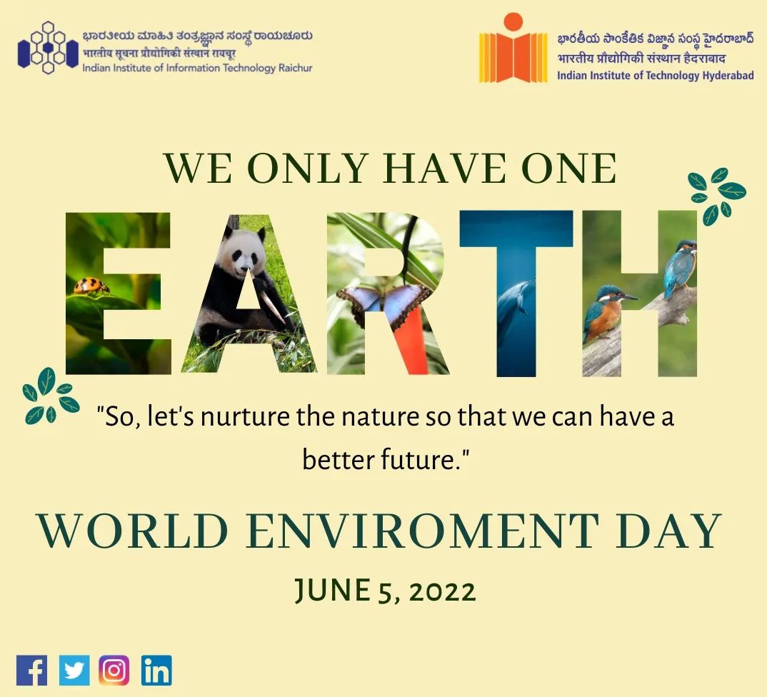 World Environment Day '22 | News | IIIT Raichur